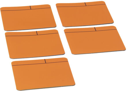 SMIT VISUAL Beschrijfbare magneet voor whiteboards - Post-it - Oranje