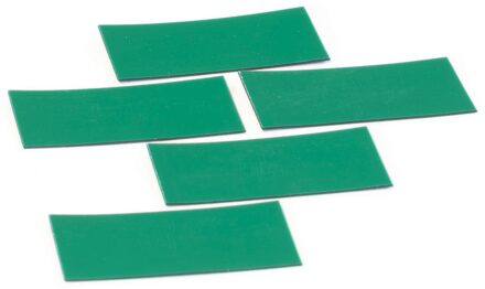 SMIT VISUAL Beschrijfbare magneet voor whiteboards - Rechthoek - Groen