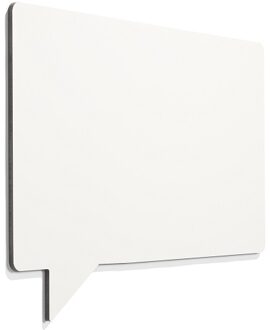 SMIT VISUAL Chameleon frameless whiteboard - Tekstballon - Wit - 88x118 cm