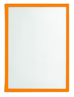 SMIT VISUAL Magnetische documenthouder A3 oranje - 5 Stuks
