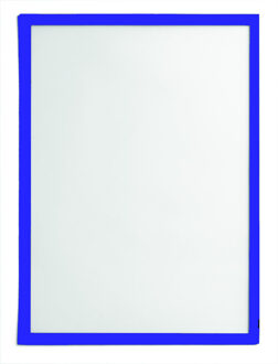 SMIT VISUAL Magnetische documenthouder A4 blauw - 5 Stuks