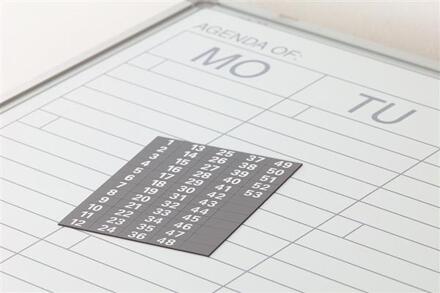 SMIT VISUAL Nummers voor weekplanner/maandplanner/jaarplanner (1 t/m 52)