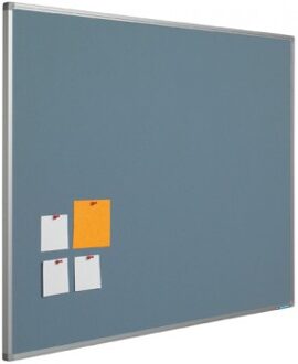 SMIT VISUAL Prikbord bulletin 16mm blauw - 120x180 cm