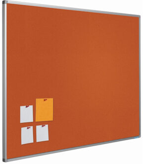 SMIT VISUAL Prikbord bulletin 16mm oranje - 45x60 cm