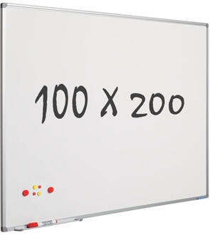 SMIT VISUAL Whiteboard 100x200 cm - Magnetisch