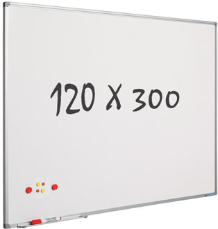 SMIT VISUAL Whiteboard 120x300 cm - Magnetisch