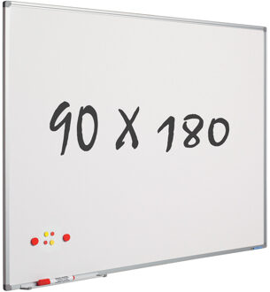 SMIT VISUAL Whiteboard 90x180 cm - Magnetisch