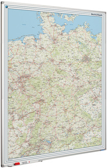 SMIT VISUAL Whiteboard landkaart - Duitsland wegenkaart