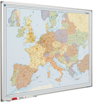 SMIT VISUAL Whiteboard landkaart - Europa