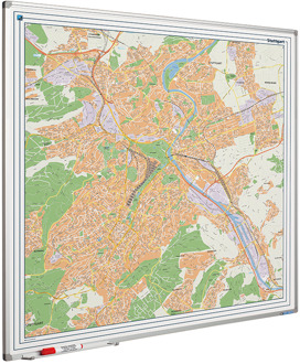 SMIT VISUAL Whiteboard landkaart - Stuttgart