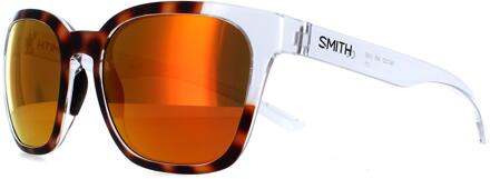 Smith Founder KRZ X6 havana en transparante chromapop rode spiegelzonnebril Bruin - One Size