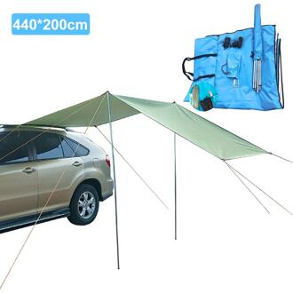 Sml Luifel Waterdicht Tent Schaduw Ultralight Luifel Luifel Zonnescherm Outdoor Camping Tent Voor Auto Suv Mpv Vrachtwagens Hatchbacks 440x200cm