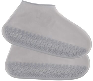 SML Waterproof Herbruikbare Regen Schoenen Covers Rubber antislip Rain Boot Overschoenen Mannen & Vrouwen Schoenen Accessoires Paars / L