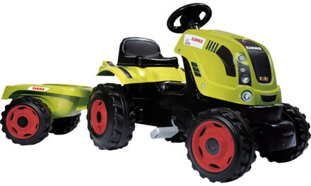 Smoby Claas Farmer Xl Tractor Met Trailer Groen