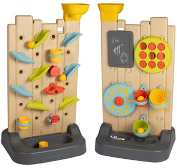 Smoby Kinderactiviteitenmuur - Ballencircuit + watercircuit - 6 verschillende spellen - Vanaf 2 jaar