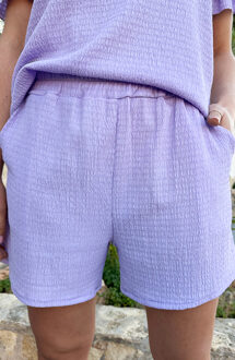 Smocked Short Sevilla Lila Paars