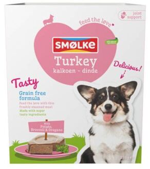 Smølke Verst Gestoomd - Hondenvoer - Kalkoen
