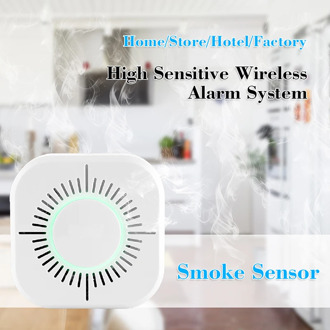 Smoke Detector Sensor Wireless 433MHz Fire Security Protection Alarm Sensor with Sonoff RF Bridge APP Remote Control