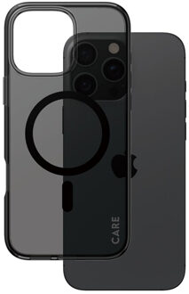 Smokey Urban Combat Case MagSafe voor de Apple iPhone 16 Pro Max - Smokey Zwart