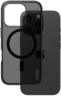 Smokey Urban Combat Case MagSafe voor de Apple iPhone 16 Pro - Smokey Zwart