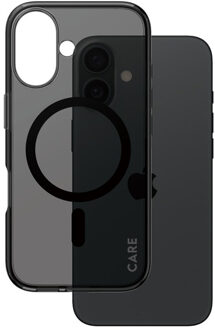 Smokey Urban Combat Case MagSafe voor de Apple iPhone 16 - Smokey Zwart