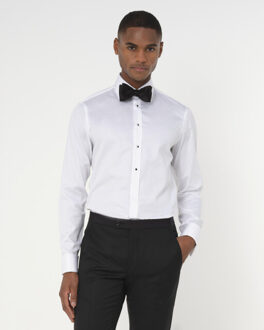 Smoking overhemd met lange mouwen Wit - 42 (L)