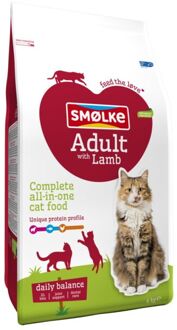 Smolke Adult - Kattenvoer - Lam - Kip - 4 kg