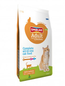 Smolke Adult Kip en Rijst - Kat - Volledig droogvoer - 4 kg