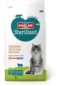 Smolke Smølke Sterilised - Kattenvoer - Kip - 10 kg