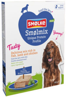 Smolke Smølke Tasty Smølmix vers gestoomd nat hondenvoer 2 x (10 x 395 g)