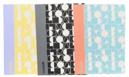 Smooth - schrift a5, gelinieerd, assorti