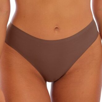Smoothease Invisible Stretch Thong Beige,Zwart,Bruin - One Size
