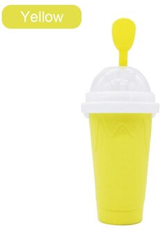 Smoothies Cup Zelfgemaakte Milkshake Fles Slush En Schudden Maker Snelle Koeling Cup Ijs Magic Slushy Maker geel
