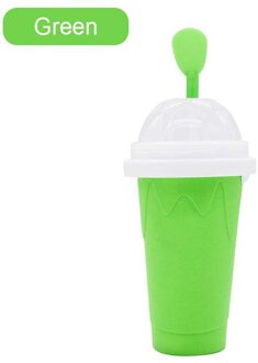 Smoothies Cup Zelfgemaakte Milkshake Fles Slush En Schudden Maker Snelle Koeling Cup Ijs Magic Slushy Maker groen