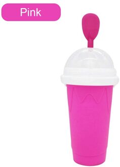 Smoothies Cup Zelfgemaakte Milkshake Fles Slush En Schudden Maker Snelle Koeling Cup Ijs Magic Slushy Maker Roze