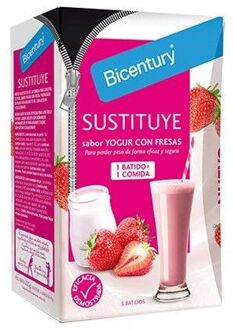 Smoothies Replaces-225g 5 Enveloppen [Bicentury] Aardbei Yoghurt