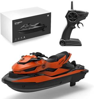 Smrc/M5 Mini Afstandsbediening Boot 2.4G Cross Grens Water Boot Elektrische Speelgoed Motor Populaire Kinderen Zomer zwemmen Y0J4 oranje