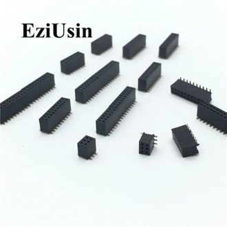 SMT 2.54mm Double Row Female Breakaway PCB Board Pin Header socket Connector Pinheader 2 * 2/3/4/6/10/12/16/20/40Pin For Arduino