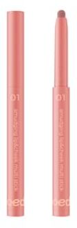Smudging Lip & Cheek Multi Stick - 3 Colors #01 Mellow Salmon