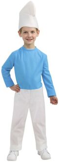 Smurf pakje kind Wit - Transparant, Blauw