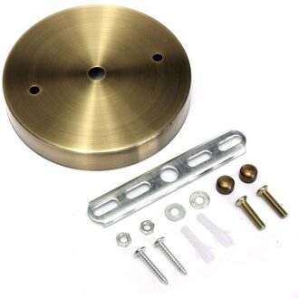 Smuxi E27 Bulb Lamp Base Holder 120mm Lampvoet Plafond Luifel Wandlampen Mount LED Vintage Hanglamp Lamp disc Base groen bronzen