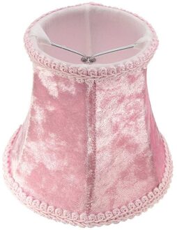 Smuxi Wandlamp Led Hanglamp Opknoping Lampenkap Moderne Lamp Shades Lint Lamp Cover Multicolor Voor Slaapkamer Woonkamer Roze