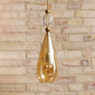 Smykke L goud goud-smokkel kristal swirl goud, goud-rook, helder