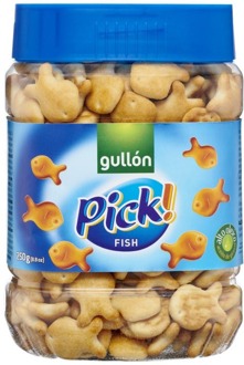 Snack Nordthy Pick Fish Cracker Blauw 250 g