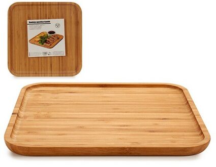Snack Tray (30X1,5X30 Cm) Bamboe