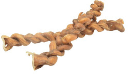 Snacks - Gevlochten bullepees 20-22cm voor de hond 3 stuks