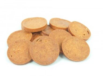 Snacks - Pure Meat Coins Eend 5 x 200 g (1x Lam, 1x Beef, 1x Kalkoen, 1x Eend, 1x Zalm)