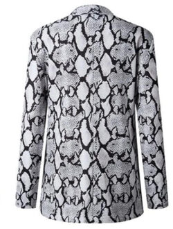 Snake blazer - maat 36 Wit