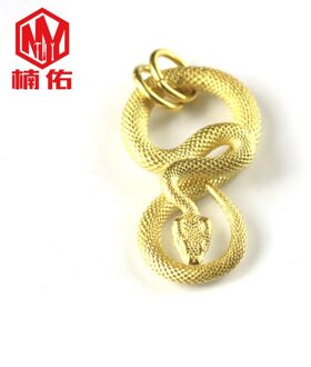Snake-Vormige Ketting Dier Hanger Dames Hanglamp Luxe Messing Voor Vrouwen Rood