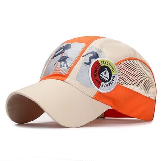 Snapback Sport Cap Size Meisjes Hip Snelle Droge Kinderen Zon Hop Jongen Hoed Zomer Outdoor Baseball Mesh 48-54Cm Northwood Hoeden Kids C Beige